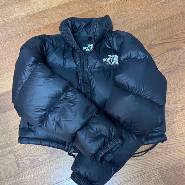 노스페이스 크롭패딩