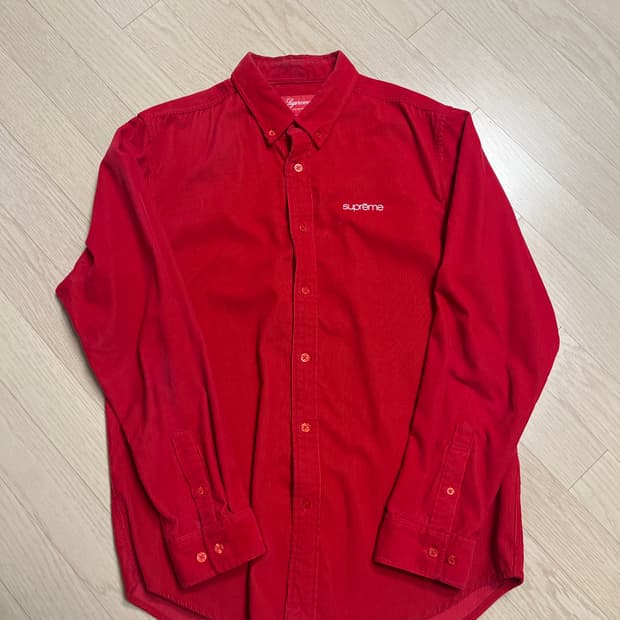 슈프림 코듀로이 셔츠
