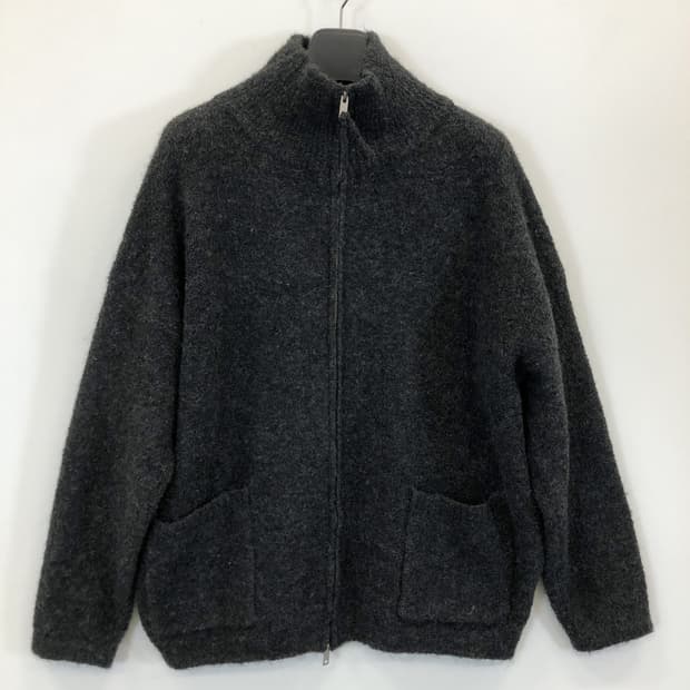 라퍼지스토어 알파카 혼방 니트집업 L