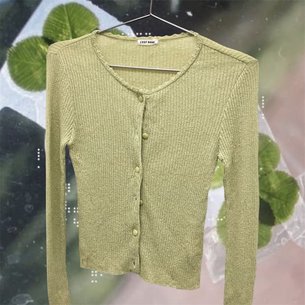레스트로즈 빈티지 모리걸 데일리 가디건