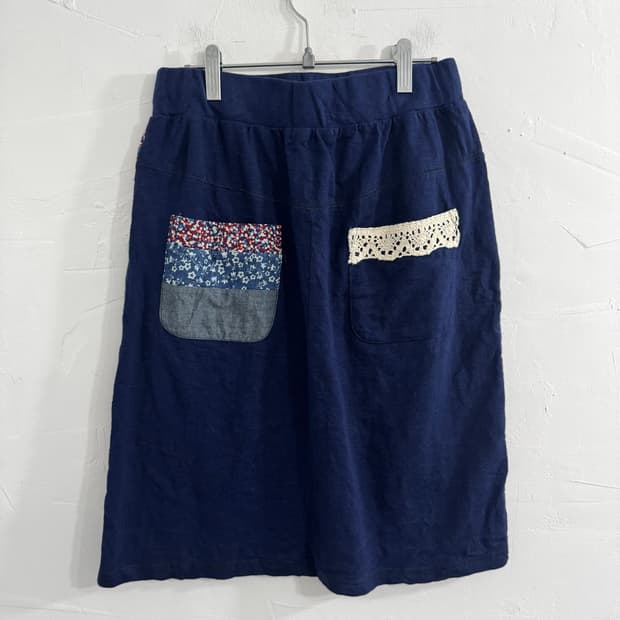 mori detail midi skirt