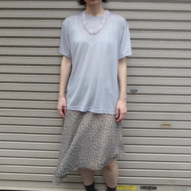 누아누 biyo skirt leopard