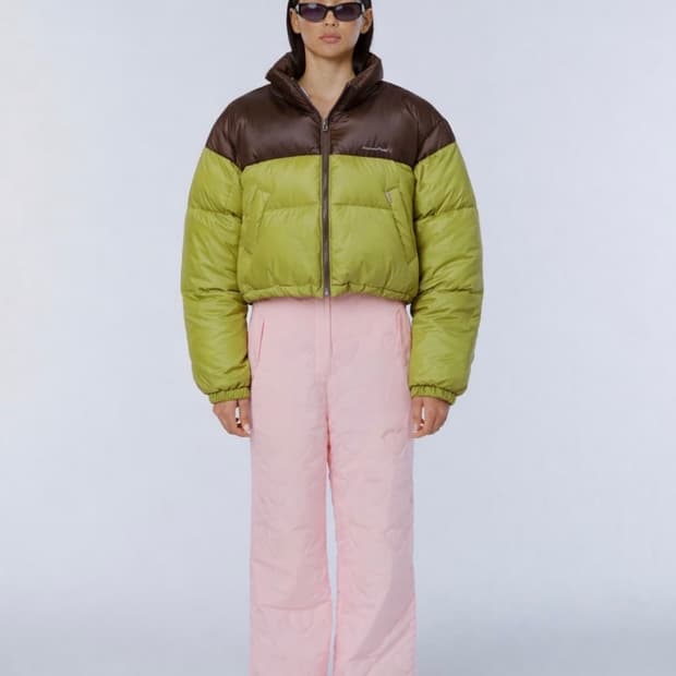 인스턴트펑크 리버시블 구스다운 M 브라운