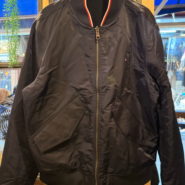 타미힐피거 리버시블 봄버 자켓