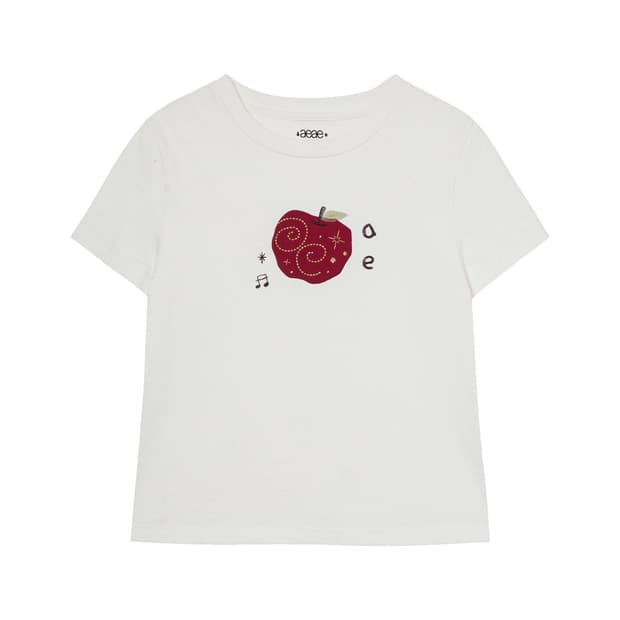 aeae RINGO TEE 새상품 [WHITE]