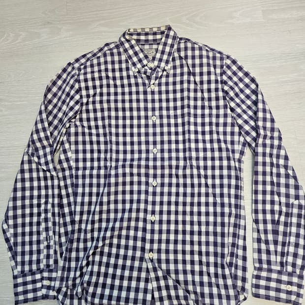 제이크루 J.CREW 깅엄체크 셔츠 S 95~100