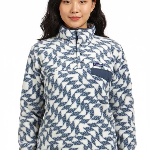 파타고니아 여성 신칠라 스냅티 풀오버 스웨터 M 새상품