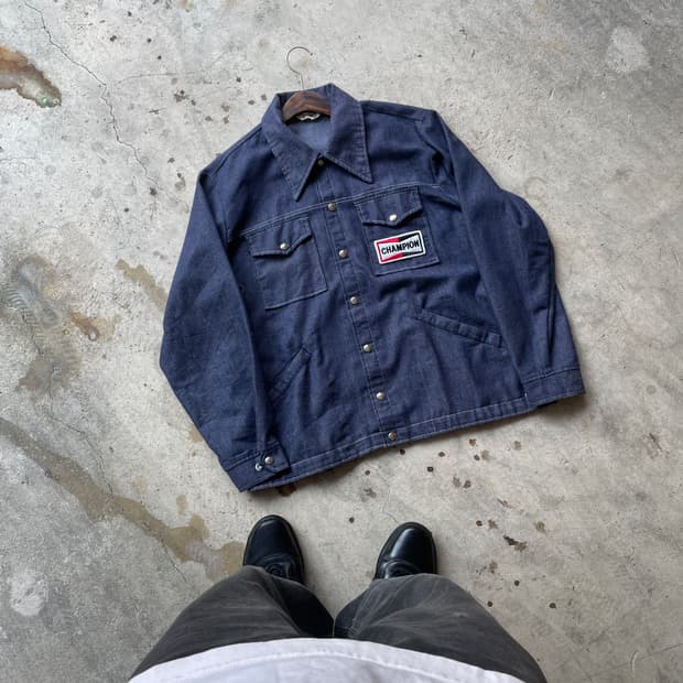 70s Champion Spark plug Official Denim