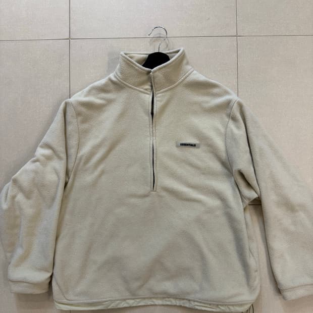 에센셜 피어오브갓 플리스 하프집업 S