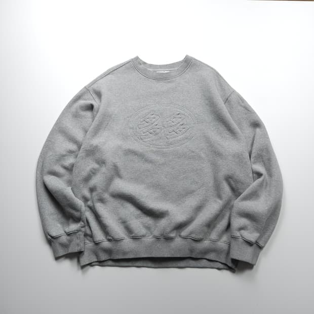 다다이즘 빅로고 멜란지 크루넥 스웻셔츠 (XL)