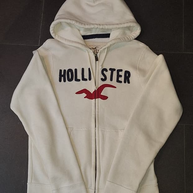 ❗️국가권력급 레전드 희귀템❗️홀리스터 크림 후드집업 L