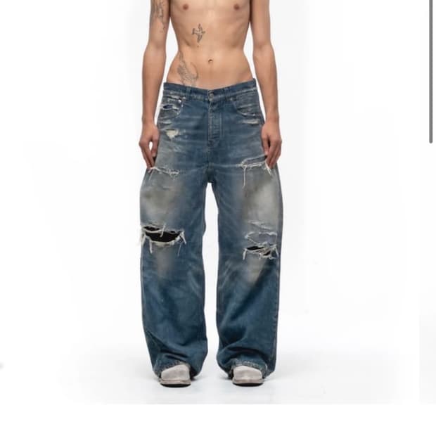 노페이스스튜디오 italian ocean loose cut denim M