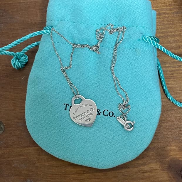 티파니 리턴투티파니 하트 태그 실버 스몰 목걸이