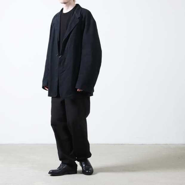 코모리 25ss 블랙드릴 셋업 자켓 2 테이퍼드 팬츠1