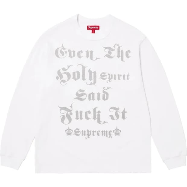 [XL] 슈프림 엔젤 써멀 화이트 - 25FW