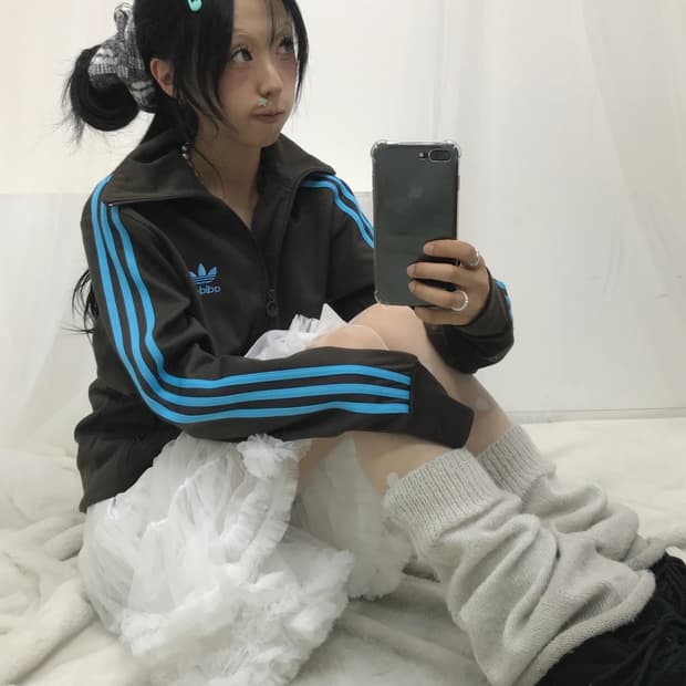 < Adidas Mint Chocolate Track Jersey >