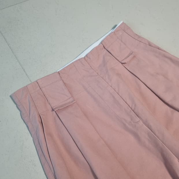 오르 핑크색 와이드 팬츠 M