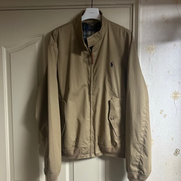 폴로 헤링턴 자켓 베이지 XXL
