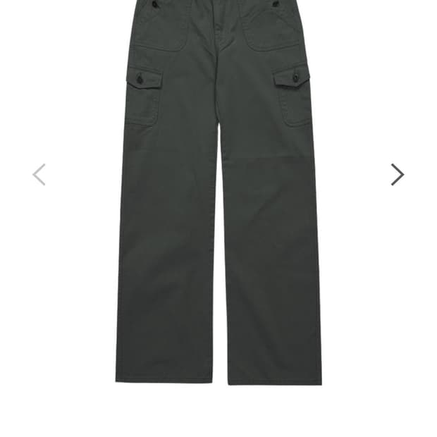 애즈온 제드 카고 팬츠 jed cargo pants 차콜
