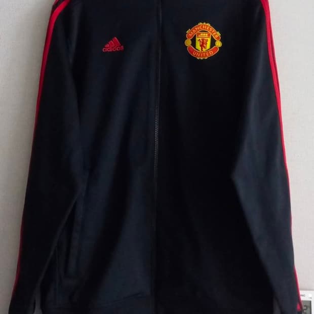 아디다스 맨유 검빨 트랙탑 져지집업 105 / XL