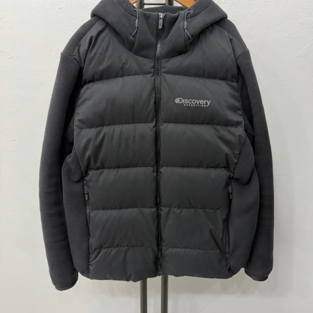 정품) 디스커버리 남성 플리스 패딩 100