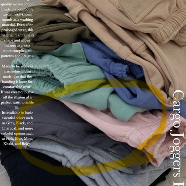 페일제이드 cargo joggers PT 카고 조거팬츠 차콜