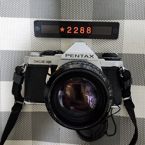 펜탁스 미슈퍼 필름카메라 실버바디 1.4 단렌즈