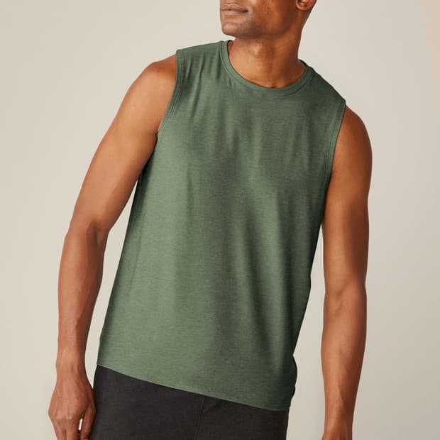 비욘드요가 남성 머슬 탱크 XS