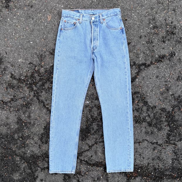 90s 리바이스 501 연청 데님 made in USA (30)