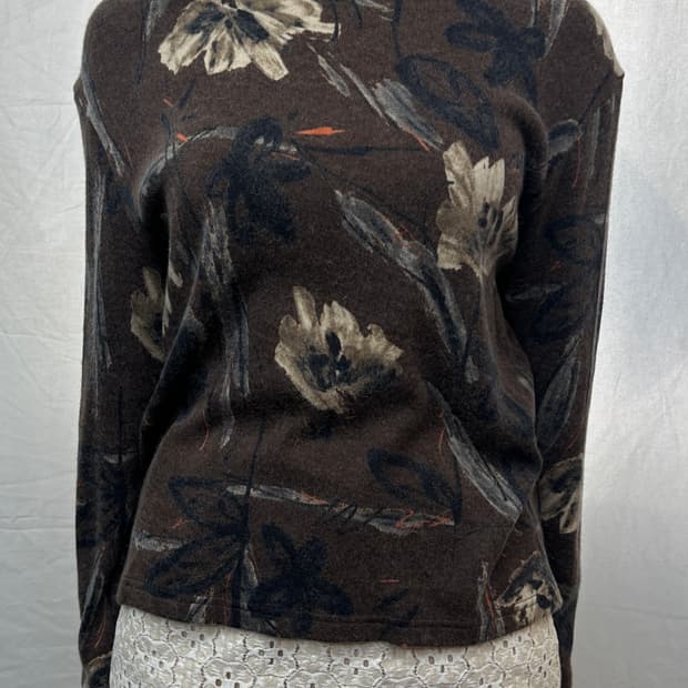 h.port 플라워 긴팔