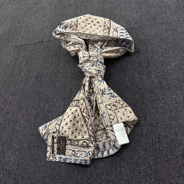 BEAMS 빔즈 플러스 페이즐리 머플러 스카프