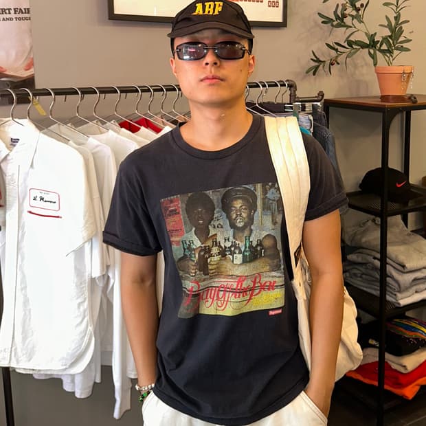 Supreme 17S/S Wilfred Limonious print T