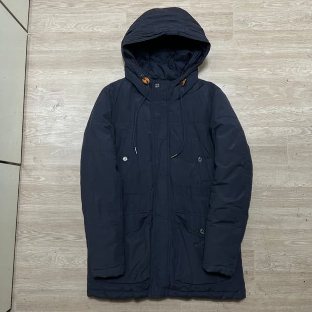 캘빈클라인 진스 여성 후드 야상패딩 점퍼 [네이비] L/100