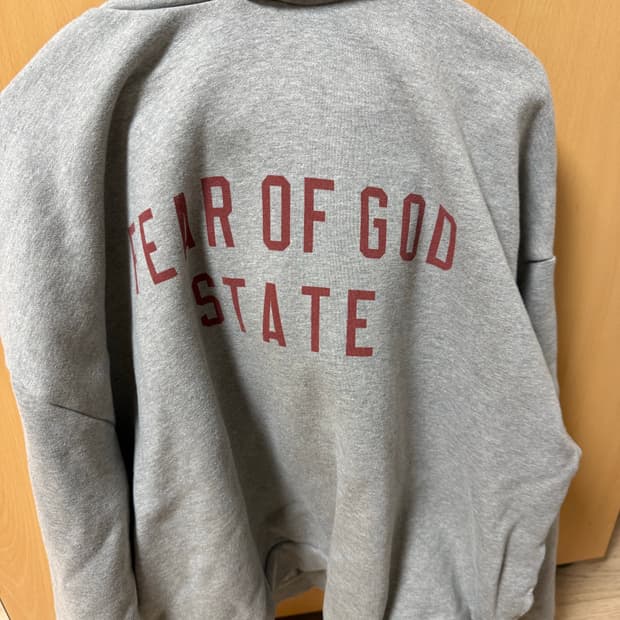 피어오브갓 스테이트 후드 그레이 M