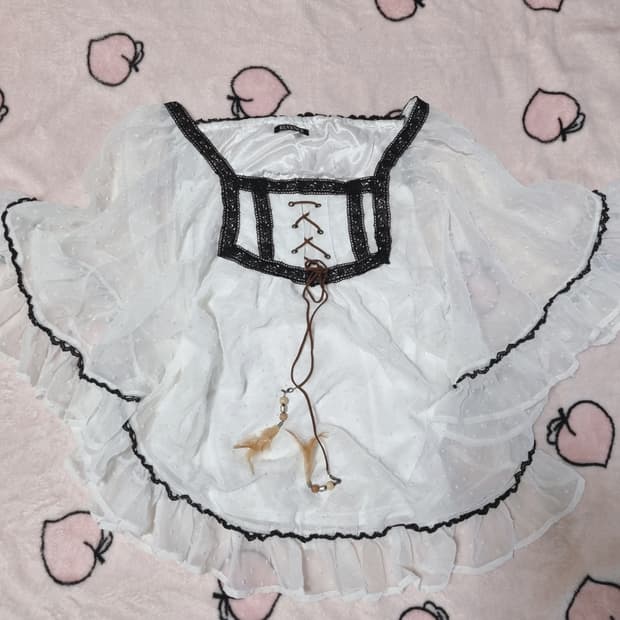 일본빈티지 천사핏 가오리 튜닉 블라우스