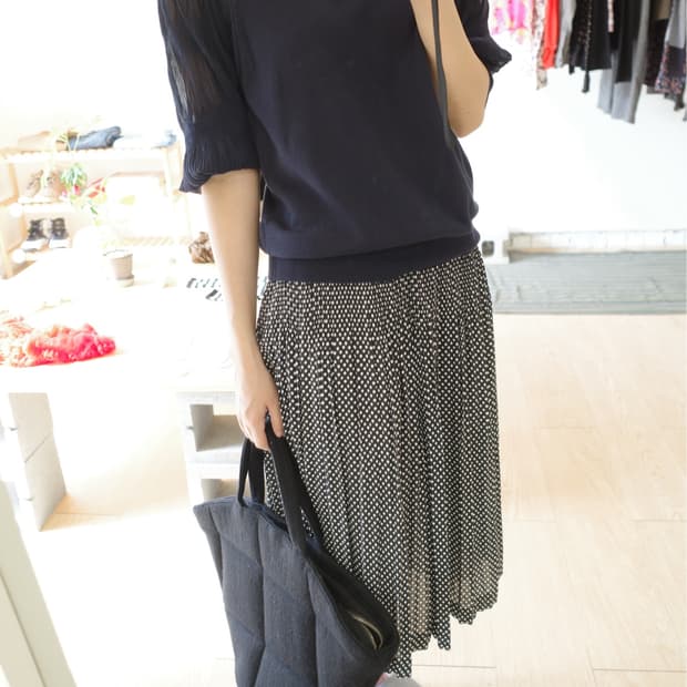 Vintage dot skirt