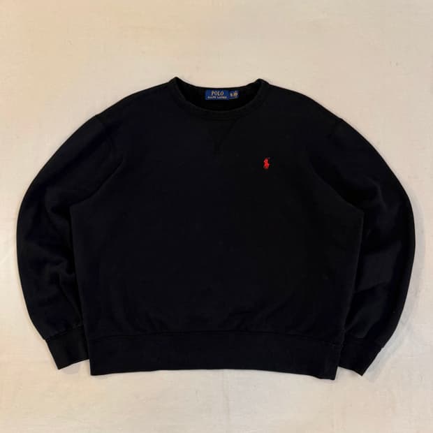 폴로 랄프로렌 맨투맨 스웻셔츠 블랙