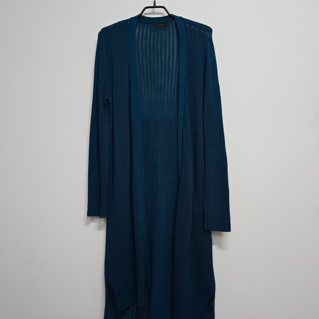 더아아잗 롱 가디건 네이비 Free