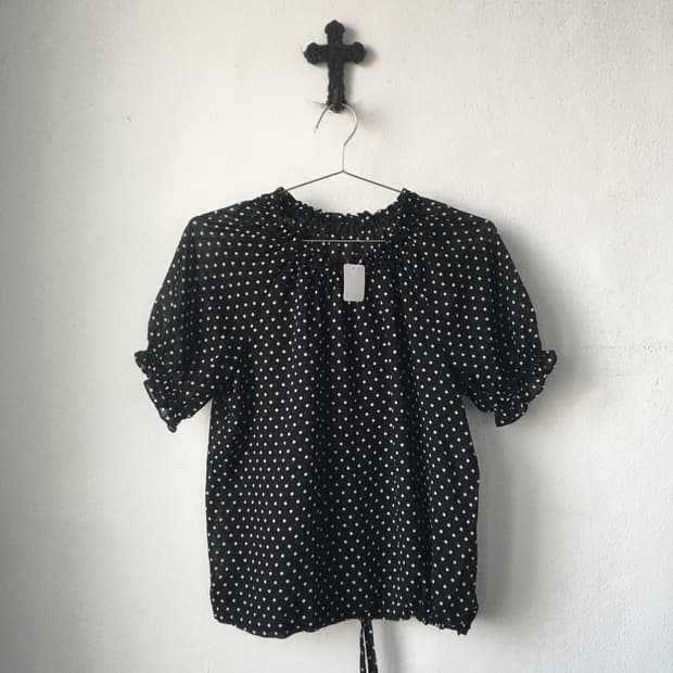 Dot pattern blouse
