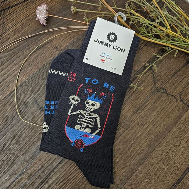 Jimmylion Hamlet 다크그레이 양말M