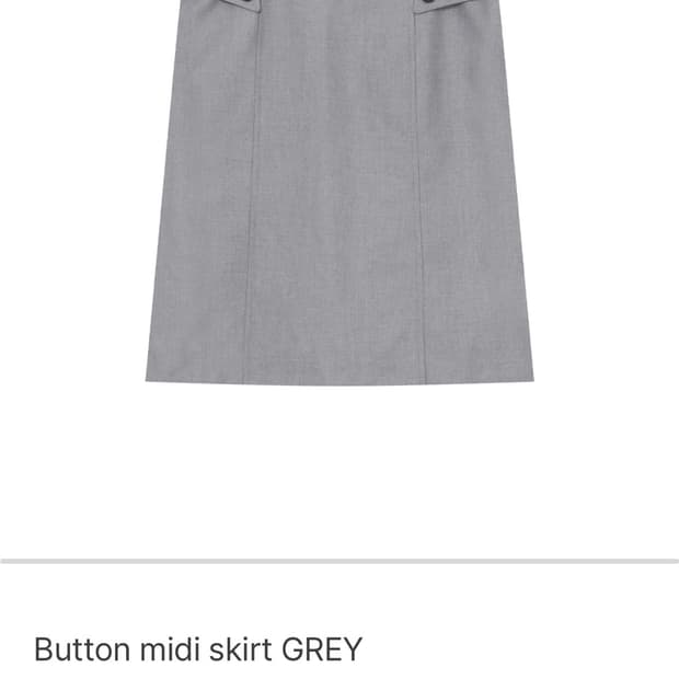 미세키서울 Button midi skirt