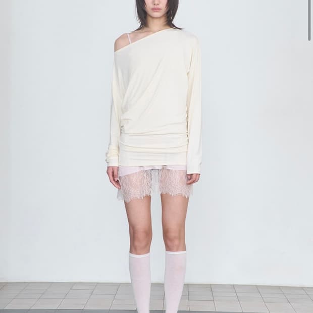 세릭 Basic Tappered Top _ Lime