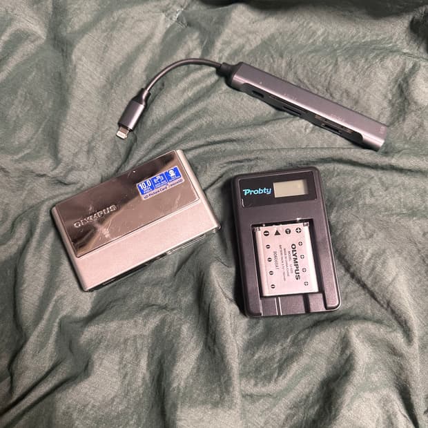 올림푸스 뮤 1040 실버 디카 디지털카메라 Olympus myu