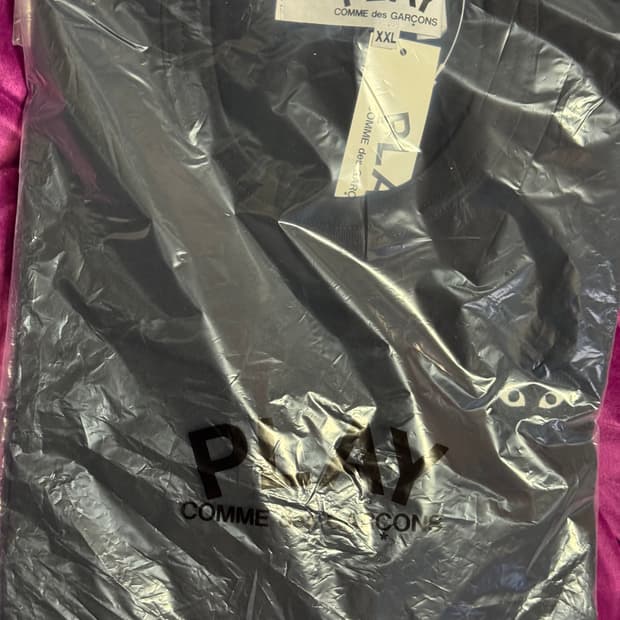 꼼데가르송 반팔 xxl 