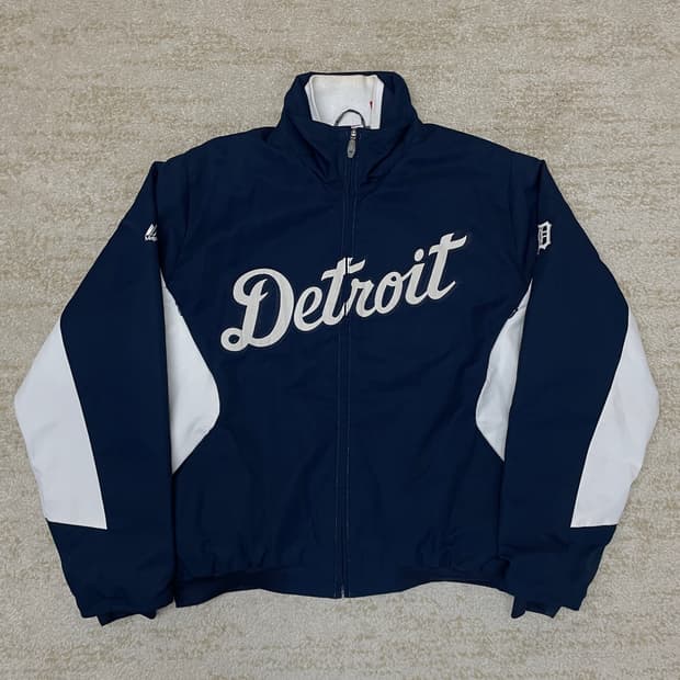 [L] 마제스틱 MLB 디트로이트 타이거스 자켓