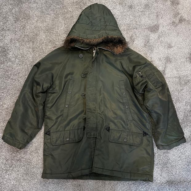 빈티지 네오식스 N-3B 플라잉 오리지널 파카L