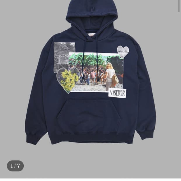 더뮤지엄비지터 berlin picture patch hoody 후드티