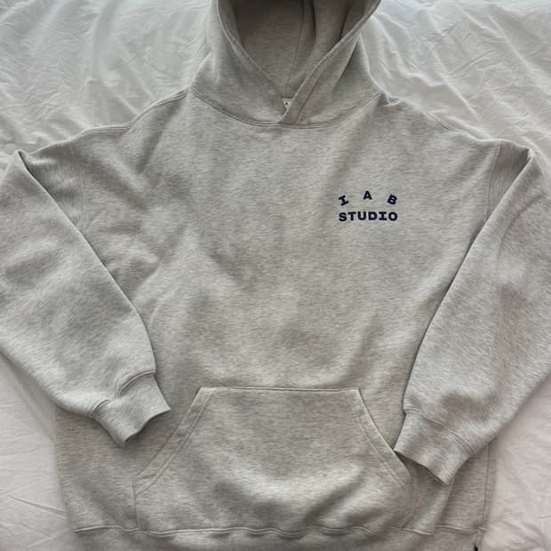 아이앱 스튜디오 후드 오트밀 그레이 - 21SS