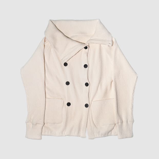 인앤양인하모니 Double Button Cardigan Cream