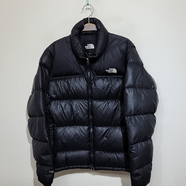 (XL) 노스페이스 눕시패딩 점퍼 블랙 구스다운 거위털 700 자켓 